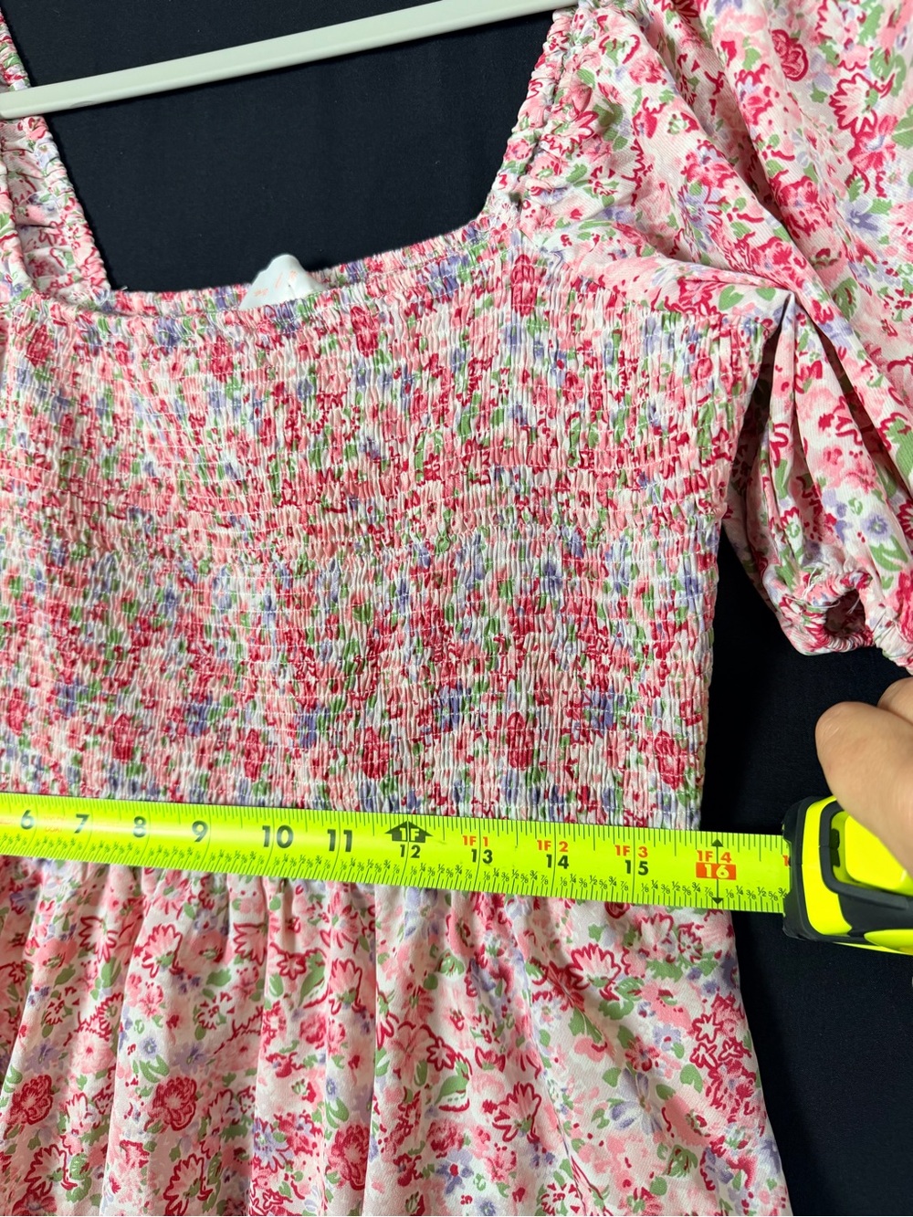 entro Pink Floral Tiered Maxi Dress Medium Wedding guest Graduation festival - Picture 10 of 13